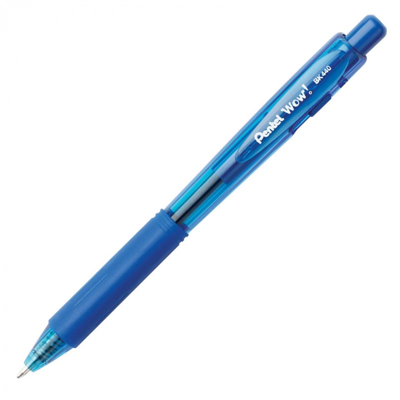 Ручка шарик.автом.Pentel синяя трехгран. 1,0 мм (12шт/уп)